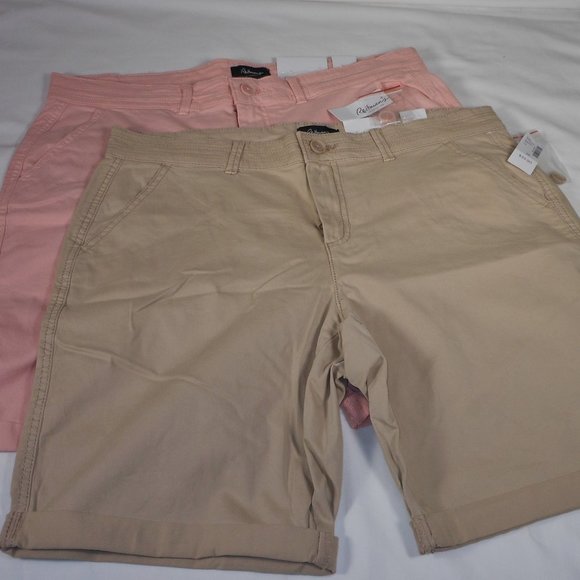 2 new Reitmans The Chino women's casual shorts. - Picture 1 of 9